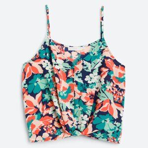 LUSH  Devon Knot Front Cami Crop Blouse